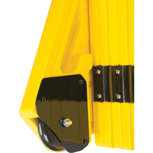 Portable Mobile Barrier, 40" H x 13' L, Yellow St. Lawrence Industrial & Safety Supply