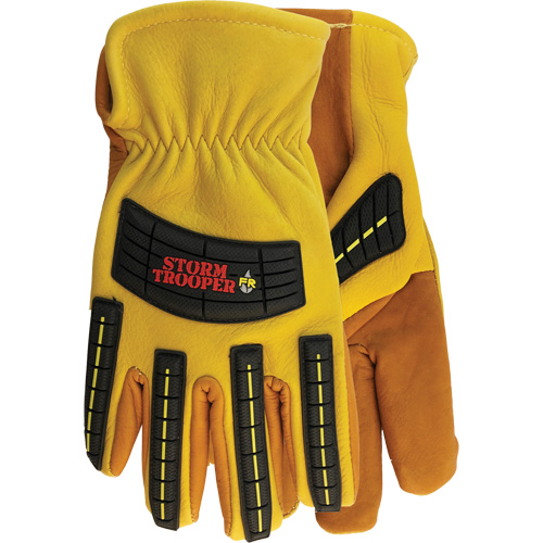 Gants Storm Trooper 5782, Grand, Paume en Cuir de vache, Poignet &agrave; enfiler St. Lawrence Industrial & Safety Supply