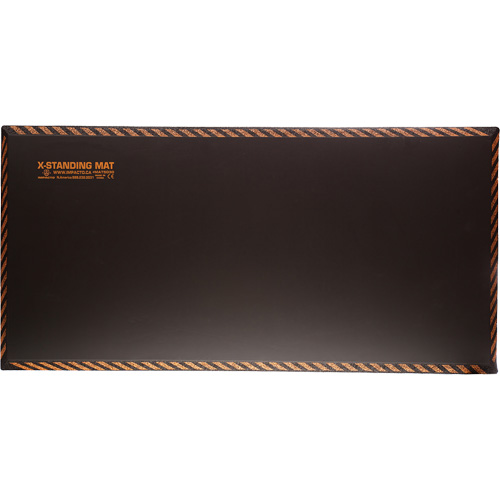 Anti-Fatigue Standing Mat, Smooth, 18" x 36" x 1", Black, Rubber St. Lawrence Industrial & Safety Supply