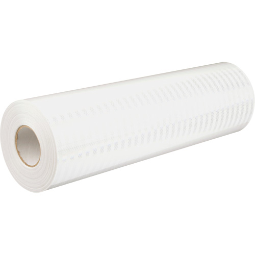 High Intensity Prismatic Grade Reflective Sheeting, 2" W x 150' L, 19 mils, White St. Lawrence Industrial & Safety Supply