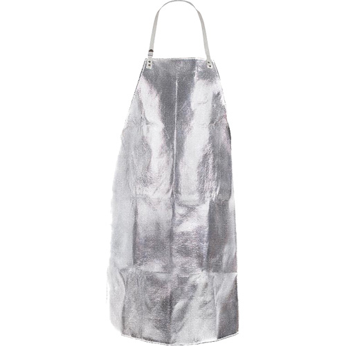 Heat Resistant Apron with Strap, 24" W x 42" L, Aluminized Kevlar&reg; St. Lawrence Industrial & Safety Supply