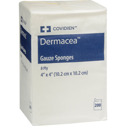 Gauze Sponges, Pad, 4" L x 4" W, Medical Device Non-Medical St. Lawrence Industrial & Safety Supply
