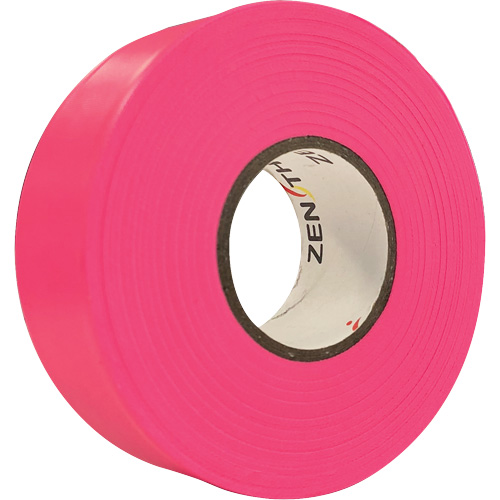 Ruban de signalisation, 1,1875" la x 164' lo, Rose fluorescent St. Lawrence Industrial & Safety Supply