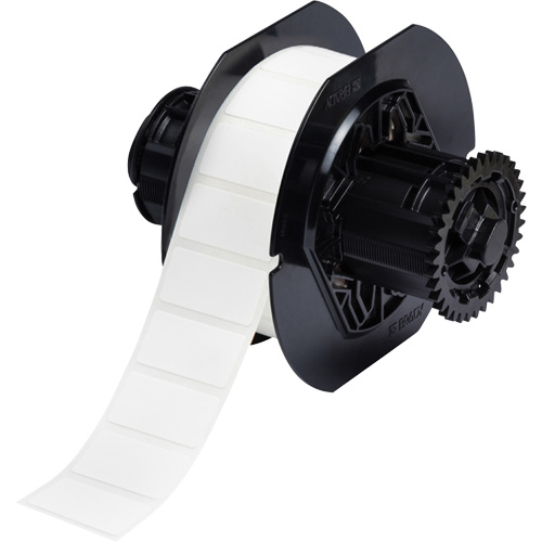 &eacute;tiquettes en tissu avec rev&ecirc;tement en polyamide B33, Nylon, 1,5" lo x 0,75" h, Blanc St. Lawrence Industrial & Safety Supply