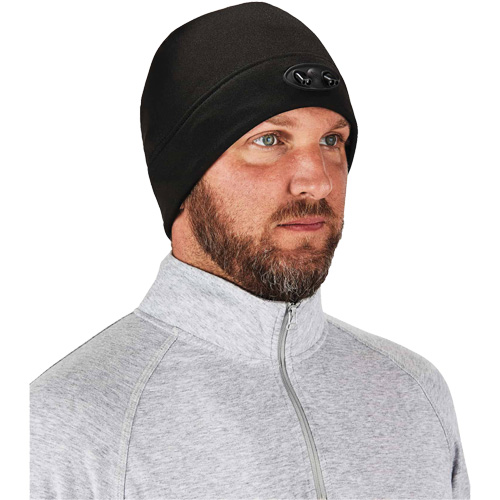 N-Ferno&reg; Skull Cap Beanie Hat with LED Lights, One Size, Orange St. Lawrence Industrial & Safety Supply