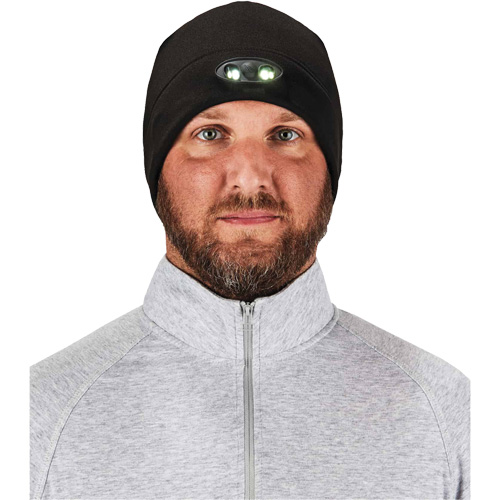 N-Ferno&reg; Skull Cap Beanie Hat with LED Lights, One Size, Orange St. Lawrence Industrial & Safety Supply
