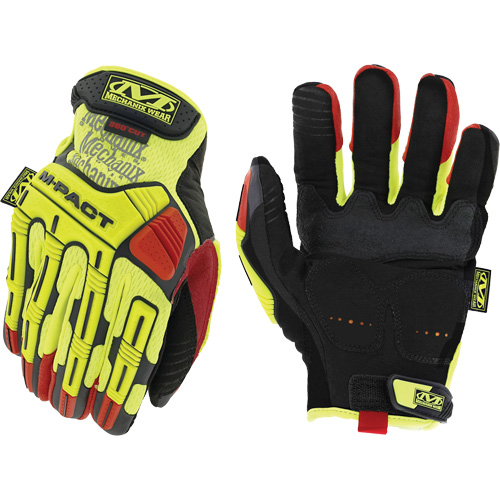 Hi-Viz M-Pact&reg; D4-360 Impact Gloves, 8, Synthetic Palm, Hook & Loop Cuff St. Lawrence Industrial & Safety Supply