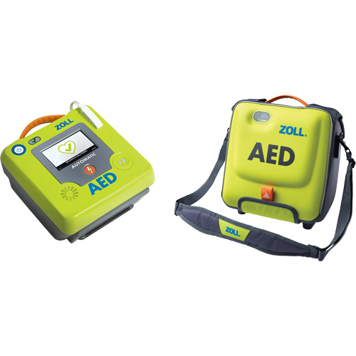 Trousse DEA AED 3 avec mallette de transport, Automatique, Anglais, Classe 4 St. Lawrence Industrial & Safety Supply