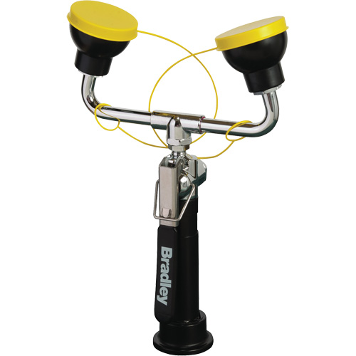 Face/Eyewash Hose Spray with Dual Sprayheads, Counter-Mount Installation St. Lawrence Industrial & Safety Supply