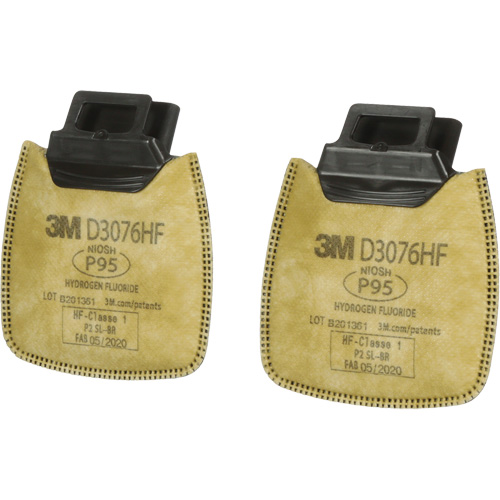 Cartouche pour respirateur Secure Click, Combinaison cartouche et filtre contre les particules pour gaz/vapeurs, Gaz acides/P95 St. Lawrence Industrial & Safety Supply
