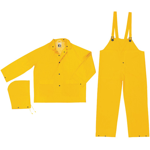 Classic Series Rain Suit, Polyester/PVC, Medium, Yellow St. Lawrence Industrial & Safety Supply