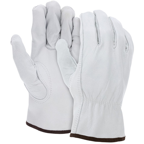 Gants de conducteur, Grand, Paume en Cuir fleur de buffle St. Lawrence Industrial & Safety Supply
