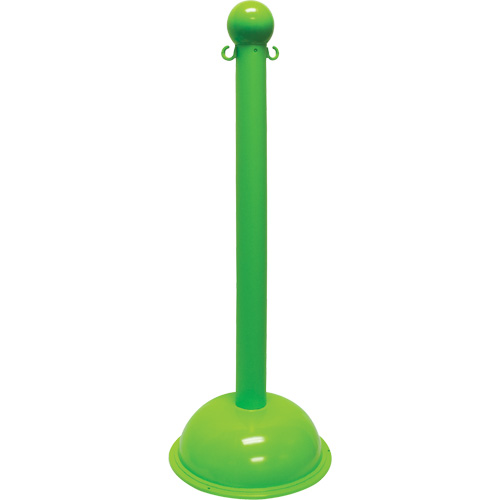 Poteau pour service intense, Hauteur de 40", Vert St. Lawrence Industrial & Safety Supply