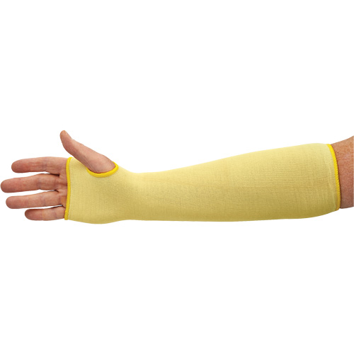 Manchons r&eacute;sistant aux coupures G60 KleenGuard, Kevlar, 18", ASTM ANSI niveau A2/EN 388 niveau 2, Jaune St. Lawrence Industrial & Safety Supply