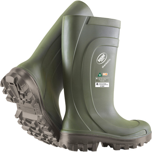 Thermolite Insulated Safety Boots, Polyurethane, Composite Toe, Size 6, Puncture Resistant Sole St. Lawrence Industrial & Safety Supply
