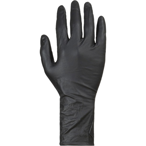 KeepKleen&reg; Disposable Gloves, Large, Nitrile, 8-mil, Powder-Free, Black St. Lawrence Industrial & Safety Supply