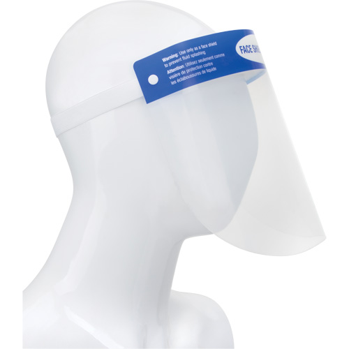 Visi&egrave;re jetable avec harnais de t&ecirc;te, PET St. Lawrence Industrial & Safety Supply