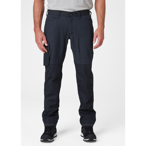 Pantalons d'entretien Oxford, Poly-coton, Bleu marin, Taille 30, Entrejambe 30 St. Lawrence Industrial & Safety Supply