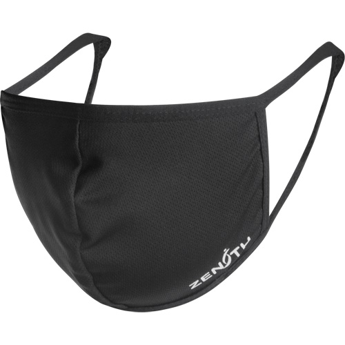 2-Ply Reusable Face Masks, Polyester, Black St. Lawrence Industrial & Safety Supply