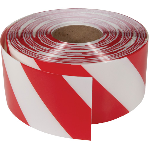 ArmorStripe&reg; Ultra Durable Floor Tape, 4" x 100', PVC, Red and White St. Lawrence Industrial & Safety Supply