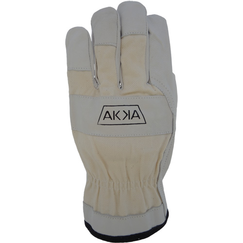 Gants de conducteur &agrave; dos en coton, Grand, Paume en Cuir fleur de ch&egrave;vre St. Lawrence Industrial & Safety Supply