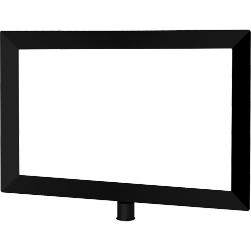 Porte-enseigne horizontal robuste pour montant classique, Noir St. Lawrence Industrial & Safety Supply