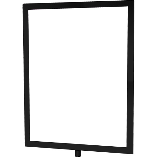 Heavy-Duty Vertical Sign Holder for Classic Posts, Black St. Lawrence Industrial & Safety Supply