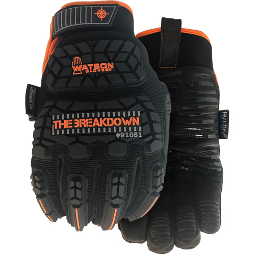 Gants de travail r&eacute;sistants aux coupures The Breakdown, Taille Petit, Enveloppe en Aramide/Polyester/Acier inoxydable, ASTM ANSI niveau A5 St. Lawrence Industrial & Safety Supply