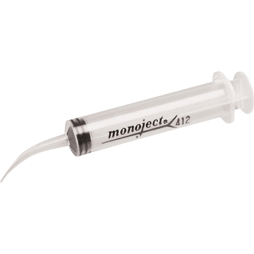 Monoject&reg; 412 Curved Tip Irrigating Syringes, 12 cc St. Lawrence Industrial & Safety Supply