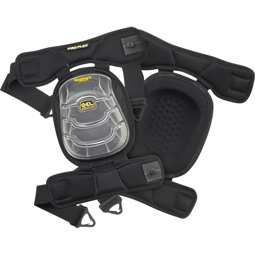 Gel-Tek Stabili-Cap Articulated Kneepads, Buckle Style, Plastic Caps, Gel Pads St. Lawrence Industrial & Safety Supply
