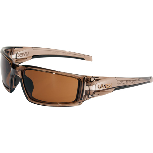 Uvex HydroShield&reg; Hypershock&reg; Safety Glasses, Espresso Lens, Anti-Fog/Anti-Scratch, ANSI Z87+/Meets/Exceeds CSA Z94.3 St. Lawrence Industrial & Safety Supply