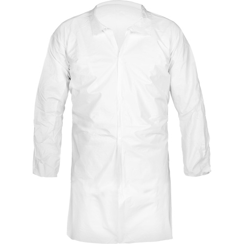 MicroMax NS Lab Coat, Microporous, White, Medium St. Lawrence Industrial & Safety Supply