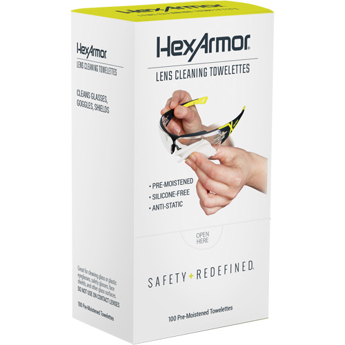 Lens Cleaning Towelettes, Pack Of 100 St. Lawrence Industrial & Safety Supply