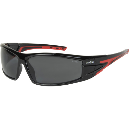 Lunettes de s&eacute;curit&eacute; de s&eacute;rie Z3300, Lentille Grise/fum&eacute;e, Anti-&eacute;gratignures/Polaris&eacute;, ANSI Z87+/R&eacute;pond ou surpasse la norme CSA Z94.3 St. Lawrence Industrial & Safety Supply