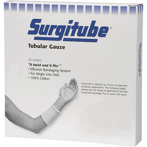 Surgitube Tubular Gauze, Roll, 65-1/2' L x 1-1/2" W, Medical Device Non-Medical St. Lawrence Industrial & Safety Supply