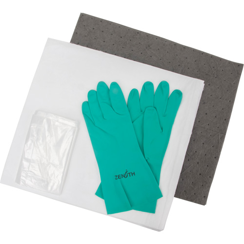 Trousse d'&eacute;quipement de lutte contre les d&eacute;versements, Huile seulement/Universel, Sac, Absorbance de 5 gal. US St. Lawrence Industrial & Safety Supply