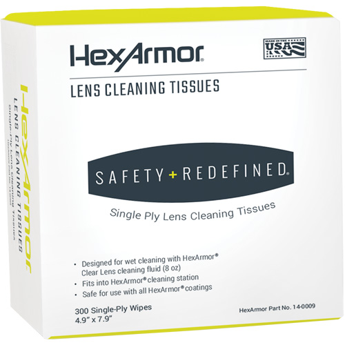 Lens Cleaning Tissues, 4.9" x 7.9", 300 /Pkg. St. Lawrence Industrial & Safety Supply