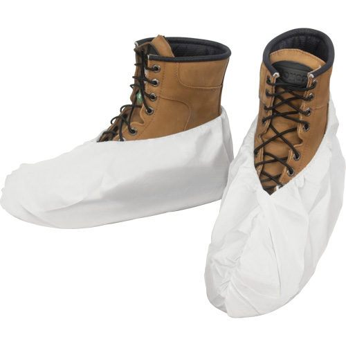 Couvre-chaussures, Taille unique, Microporeux, Blanc St. Lawrence Industrial & Safety Supply