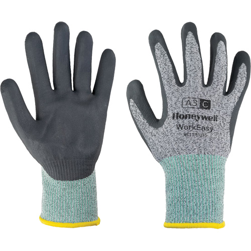 Gants de protection contre les coupures WorkEasy, Taille 6/T-petit, Calibre 13, Rev&ecirc;tement Mousse de nitrile, Enveloppe en PEHP/Fibre de verre, ASTM ANSI niveau A3/EN 388 niveau C St. Lawrence Industrial & Safety Supply