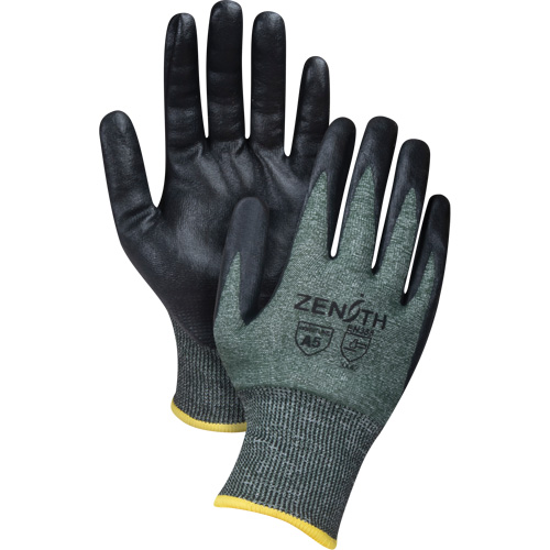 Gants l&eacute;gers et haute dext&eacute;rit&eacute; r&eacute;sistants &agrave; la coupe, Taille T-Grand, Calibre 18, Rev&ecirc;tement Mousse de nitrile, Enveloppe en Nylon/PEHP/Spandex, ASTM ANSI niveau A5 St. Lawrence Industrial & Safety Supply