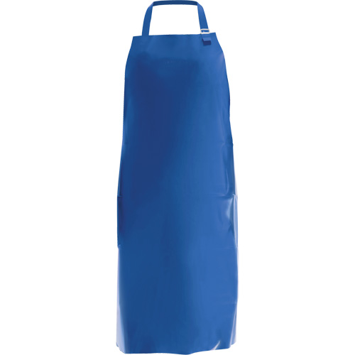 Tablier &agrave; bavette Endurosaf, Polyur&eacute;thane, 50" lo x 34" la, Bleu St. Lawrence Industrial & Safety Supply