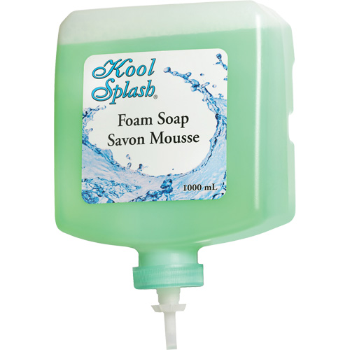 Savon apaisant &agrave; l'alo&egrave;s Kool Splash, Mousse, 1000 ml, Parfum&eacute; St. Lawrence Industrial & Safety Supply