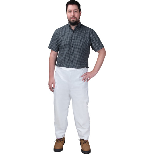 Pantalon jetable, Microporeux, 2T-Grand, Blanc St. Lawrence Industrial & Safety Supply