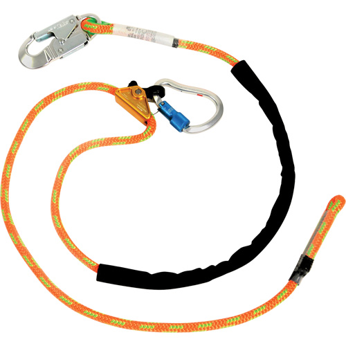 Longe ajustable, 1 branches, 8', Classe CSA F, Polyester St. Lawrence Industrial & Safety Supply