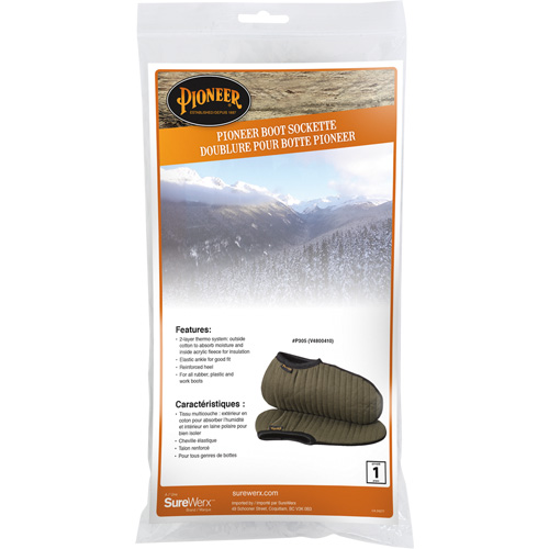 P305 Doublures de bottes, Unisexe, 36, Vert, Coton St. Lawrence Industrial & Safety Supply