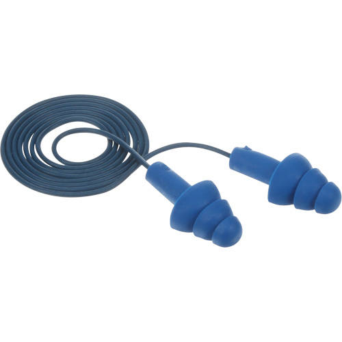 E-A-R Ultrafit Premolded Earplugs, Corded, One-Size, Bulk - Polybag, NRR 25 dB NRR dB St. Lawrence Industrial & Safety Supply