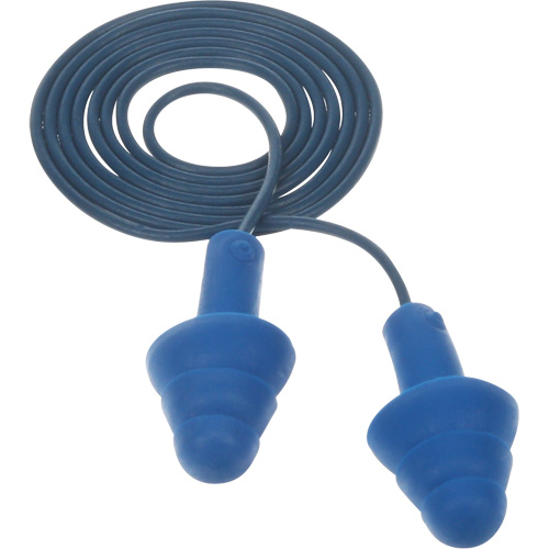 E-A-R Ultrafit Premolded Earplugs, Corded, One-Size, Bulk - Polybag, NRR 25 dB NRR dB St. Lawrence Industrial & Safety Supply
