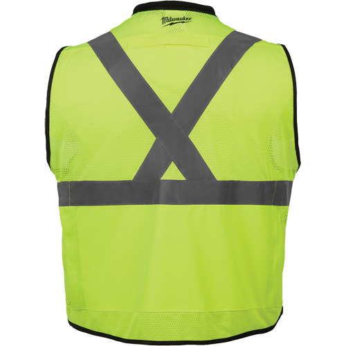 Performance Safety Vest, High Visibility Lime-Yellow, Large/X-Large St. Lawrence Industrial & Safety Supply