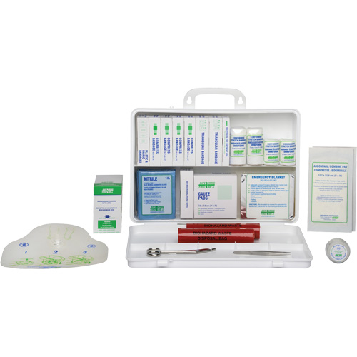 Basic First Aid Kit, Meets CSA Z1220-17 Type 2 Low-Risk Environment, Medium (26-50 Workers) St. Lawrence Industrial & Safety Supply