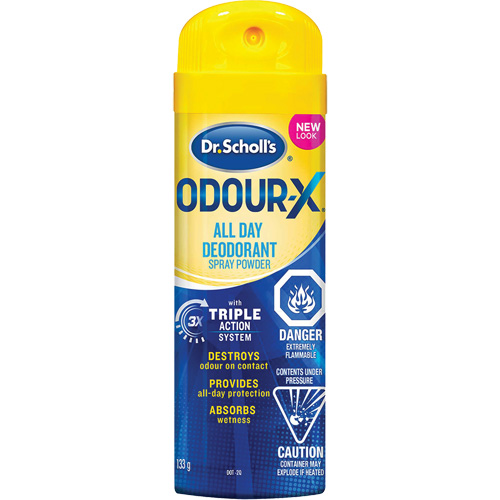 Dr. Scholl's&reg; Odour Destroyers&reg; All-Day Foot Deodorant Spray Powder St. Lawrence Industrial & Safety Supply